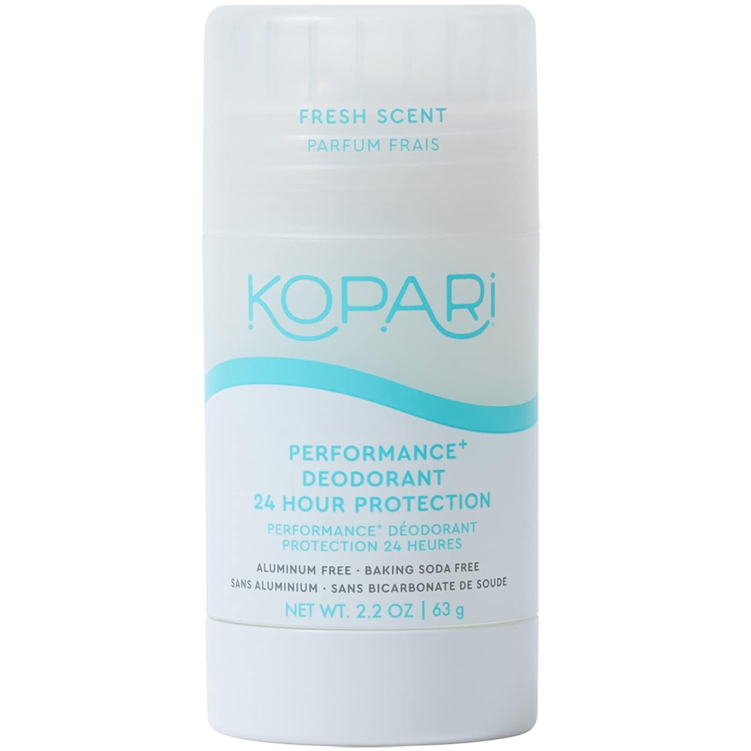 Kopari Sport Aluminum Free Deodorant | Performance Plus 24 Protection Non-Toxic, Paraben Free, Organic Coconut, for Men & Women | 2.2 oz